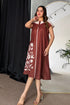 Bare Brown Summer Midi Dress